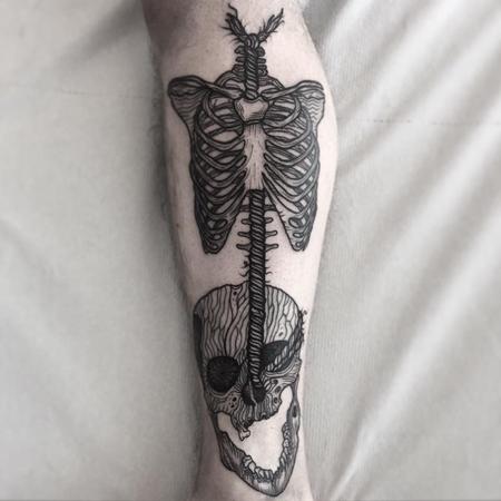 Tattoos - form heart to head - 128701